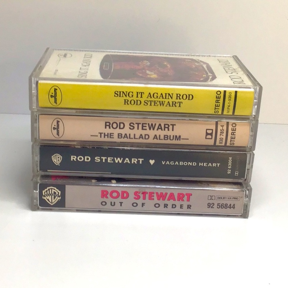 🦄 Rod Stewart Cassette 4pc. - Picture 4 of 12